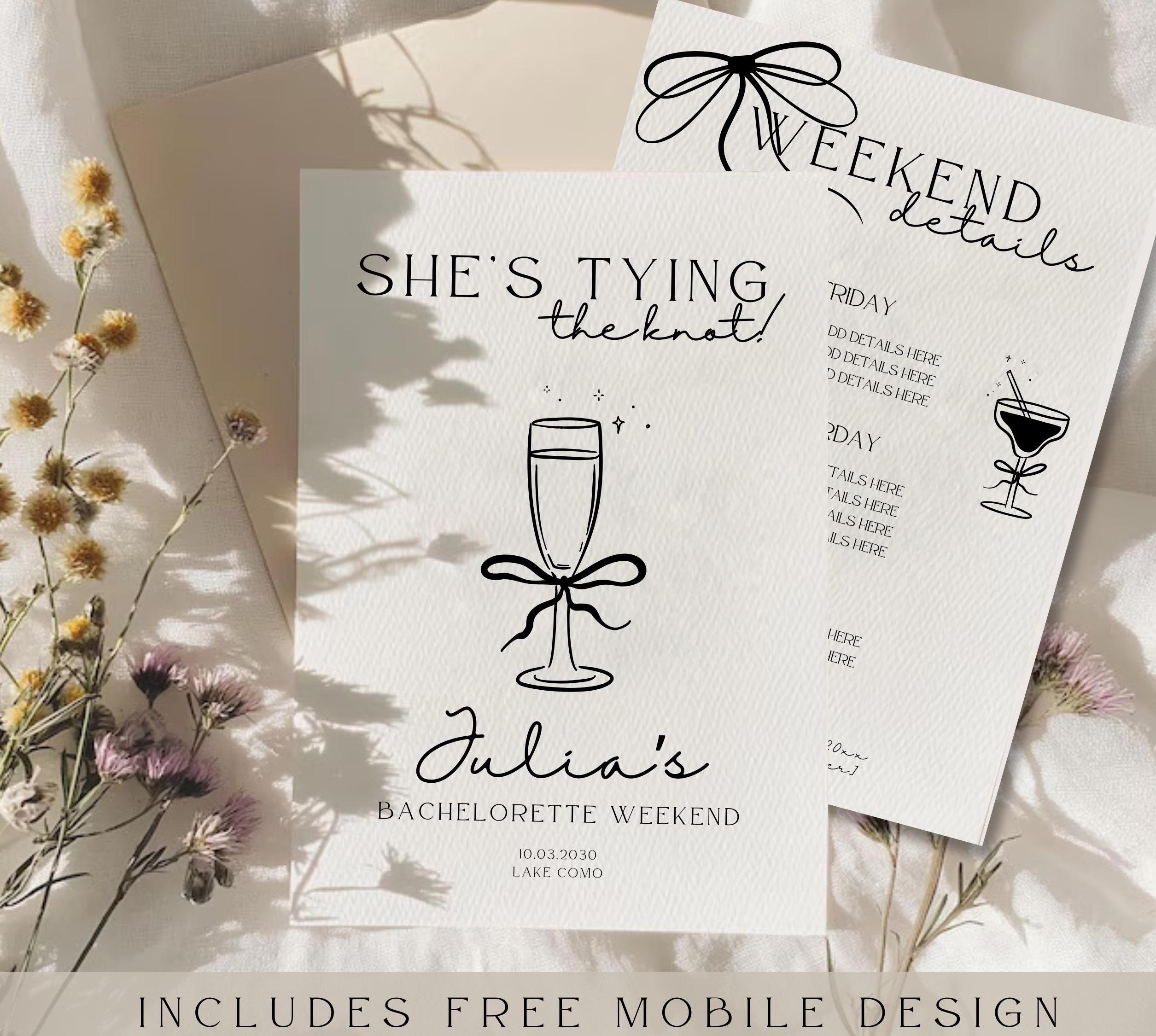 ⭐️••• Tie the Knot Itinerary - Etsy New Zealand