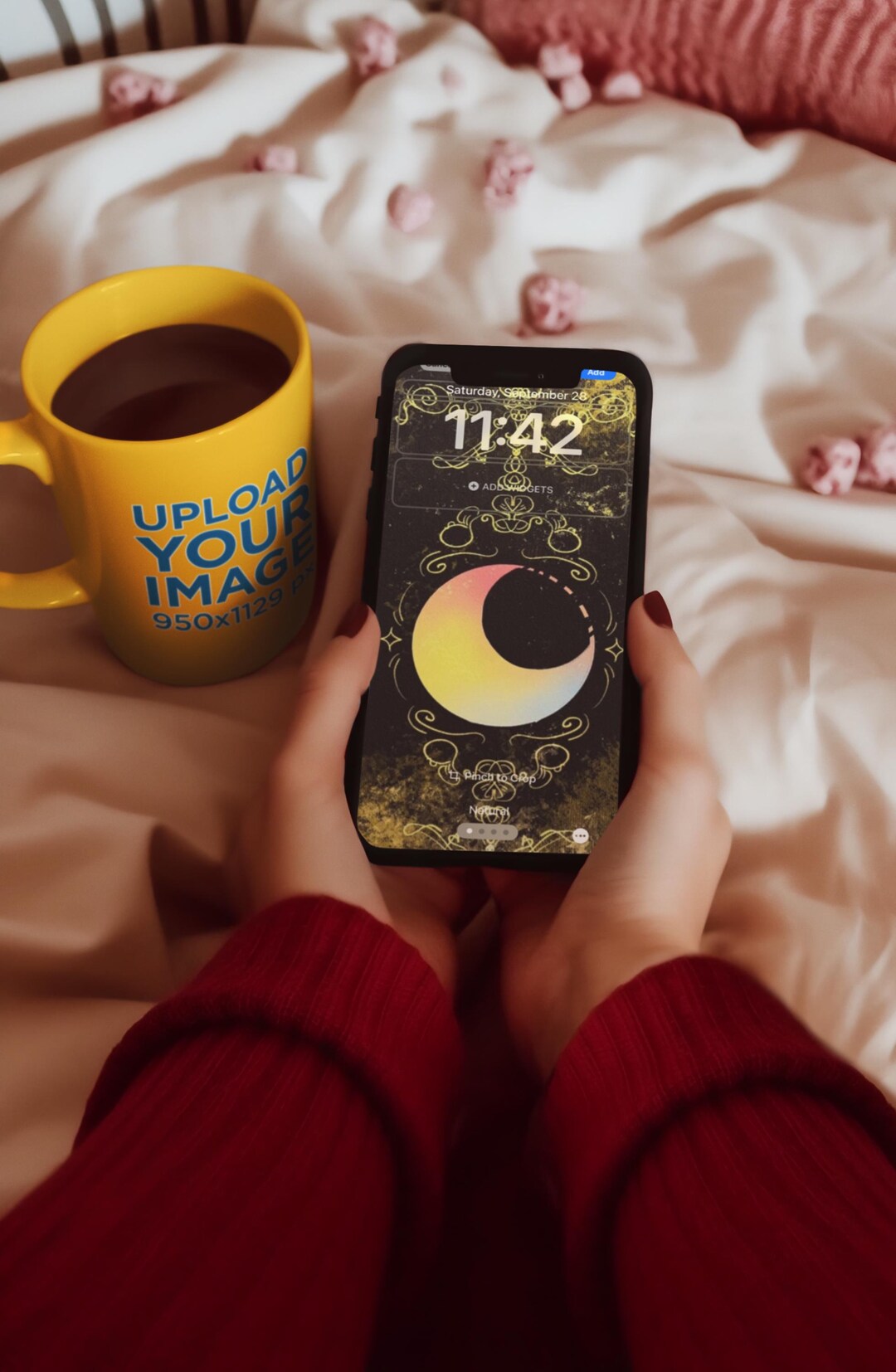 Hand-drawn Runes Super Energy Wish Luck Wealth Love Phone Wallpaper ...