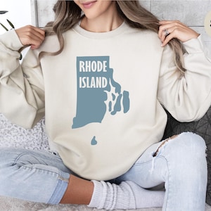 Rhode Island State T-Shirt, USA Map Design Shirts, Vintage Style Rhode Island  Flag Tees, State Map Graphic Tee, Rhode Island  Pride Shirts
