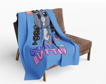 Lani Maus süsse Arktis Fleece-Decke | 50x60 weicher, gemütlicher Überwurf für Kinder und Erwachsene | Perfektes Geschenk für Mausliebhaber