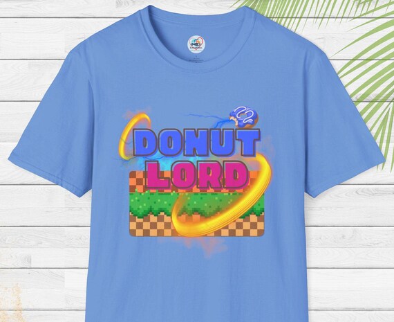 Donut Lord T-Shirt: Retro Gamer Tee, Unisex Graphic Top
