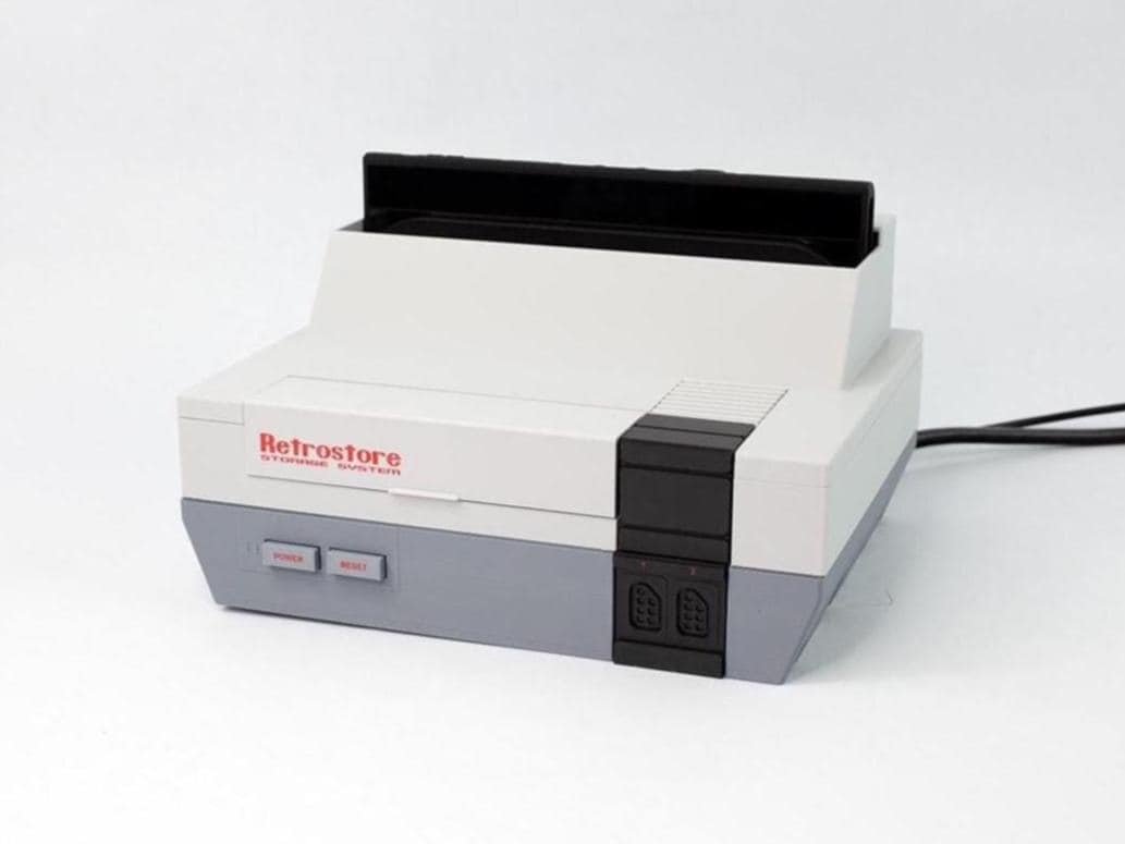 NES Style Nintendo Switch 2 Dock — Joy-con, Game Card & Controller