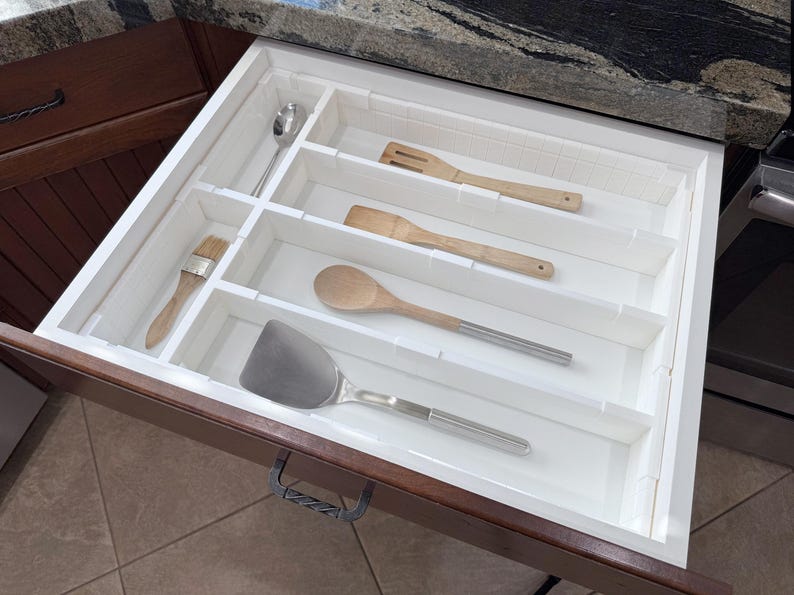 Drawer Snap Snap in Drawer Divider Kit: Modular Large Drawer Organizer - Etsy