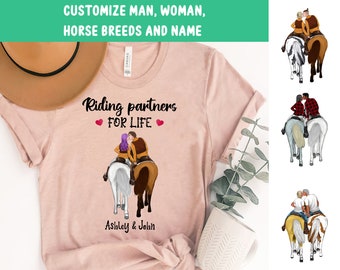 Personalized I Like Big Butts And I Cannot Lie Horse Shirt Cute Valentine Shirt Couple Matching Couples Shirt Horse Riding Lovers Gifts