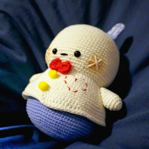 Crochet Happy Snowman- (Love and Deepspace Plush)