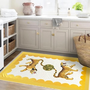 Tiger Rug | Tiger Pattern Rugs | Animal Design Rug | Rug For Bedroom | Rugs For Living Room | Area Rugs | Floor Rug