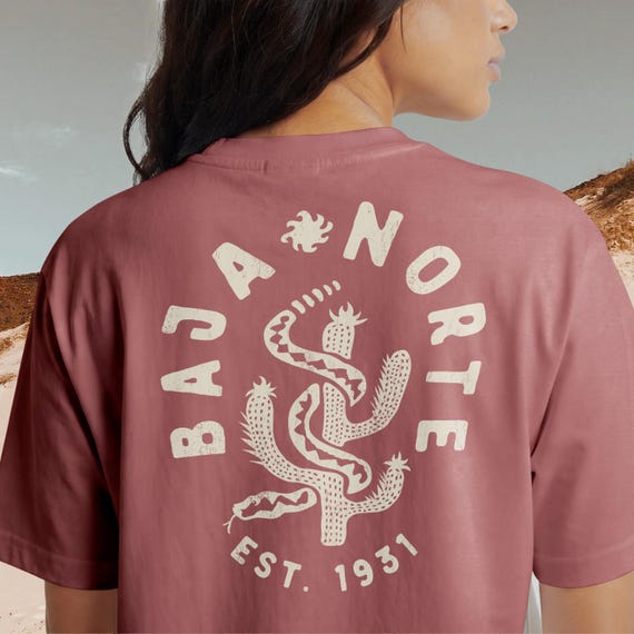 Baja Norte California Vintage Surf Tee