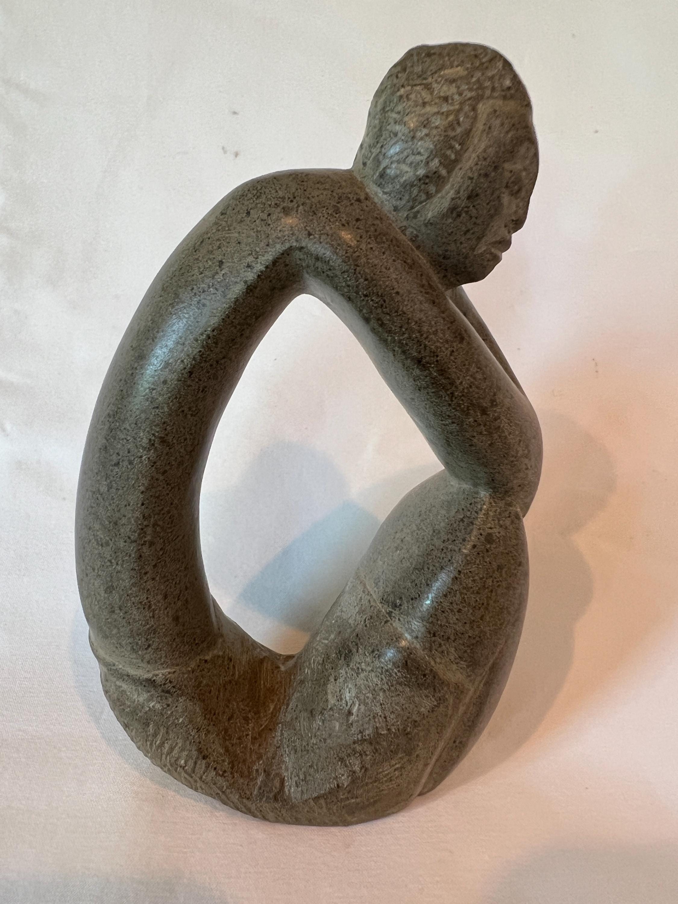 ソープストーン 人型 オブジェ ミッドセンチュリーデザイン ソープストーン 人型 オブジェ ミッドセンチュリーデザイン