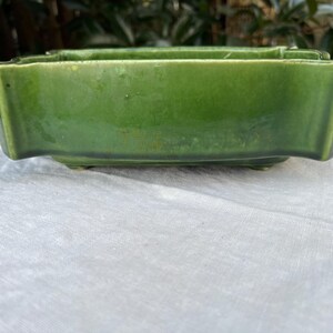 Vintage MCM UPCO Ungemach Green Planter USA Ceramic Decorative Pottery Glazed