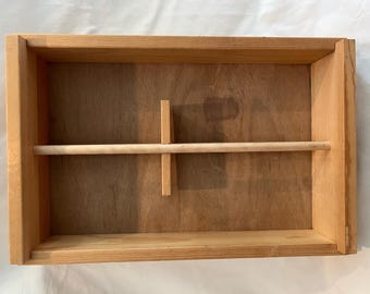 ヴィンテージ NAPA Valley Box Company 木製 48 スロット メディア