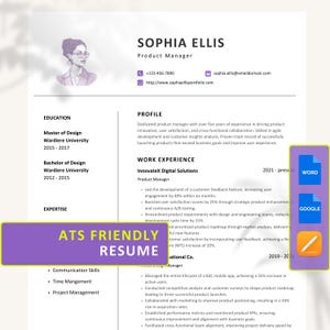 Currículo compatível com ATS, Word, Pages, Google Docs, Modelo de CV ATS, Currículo simples, Carta de apresentação, Referências