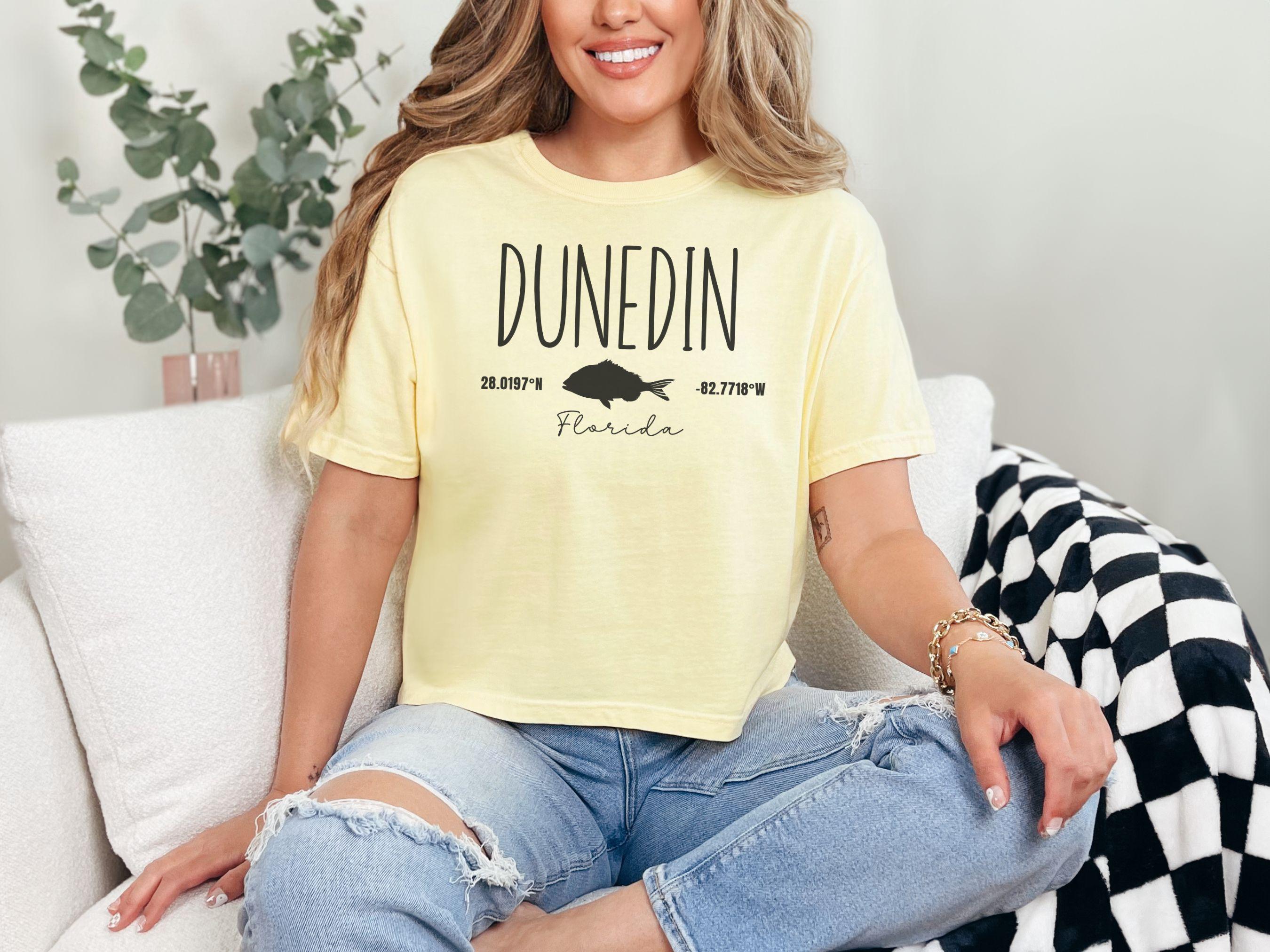 T-shirt Dunedin Florida Primetime Lounge Black 3XL Gildan - Occasion Très Bon État