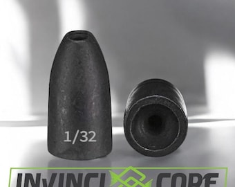 Tungsten Flipping Bullet Worm Weights