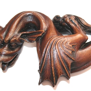 Dragon -Reproduction Medieval Misericord Carving.