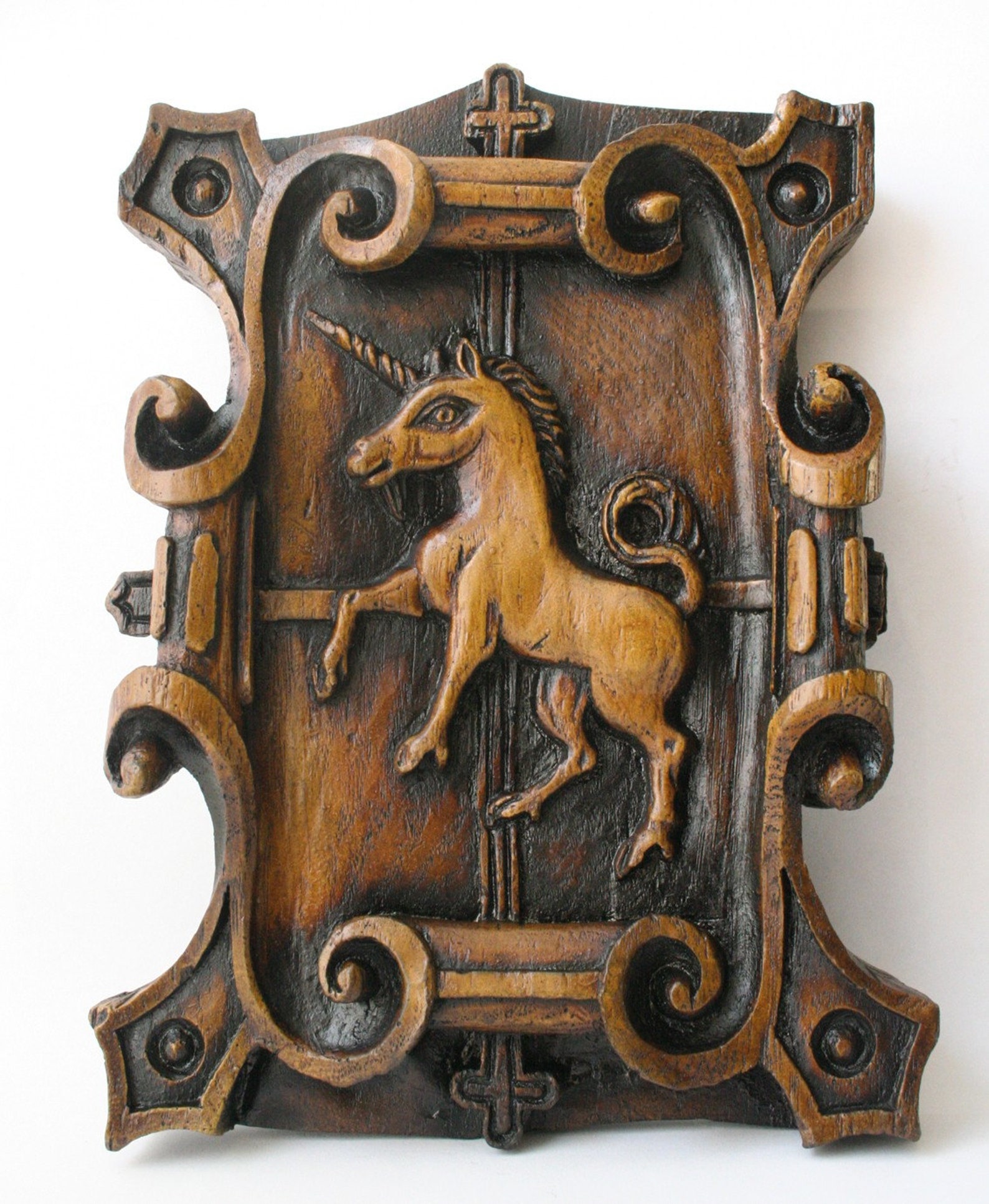 Unicorn, Medieval Reproduction Cathedral Carving