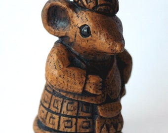 Church Mouse - Scottish Highlander - Mouse Ornament