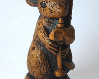 Church Mouse - Scottish Bagpiping - Mouse Ornament