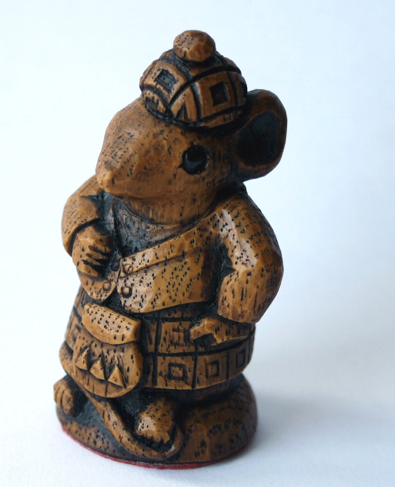 Church Mouse Scottish Highlander Mouse Ornament image 3