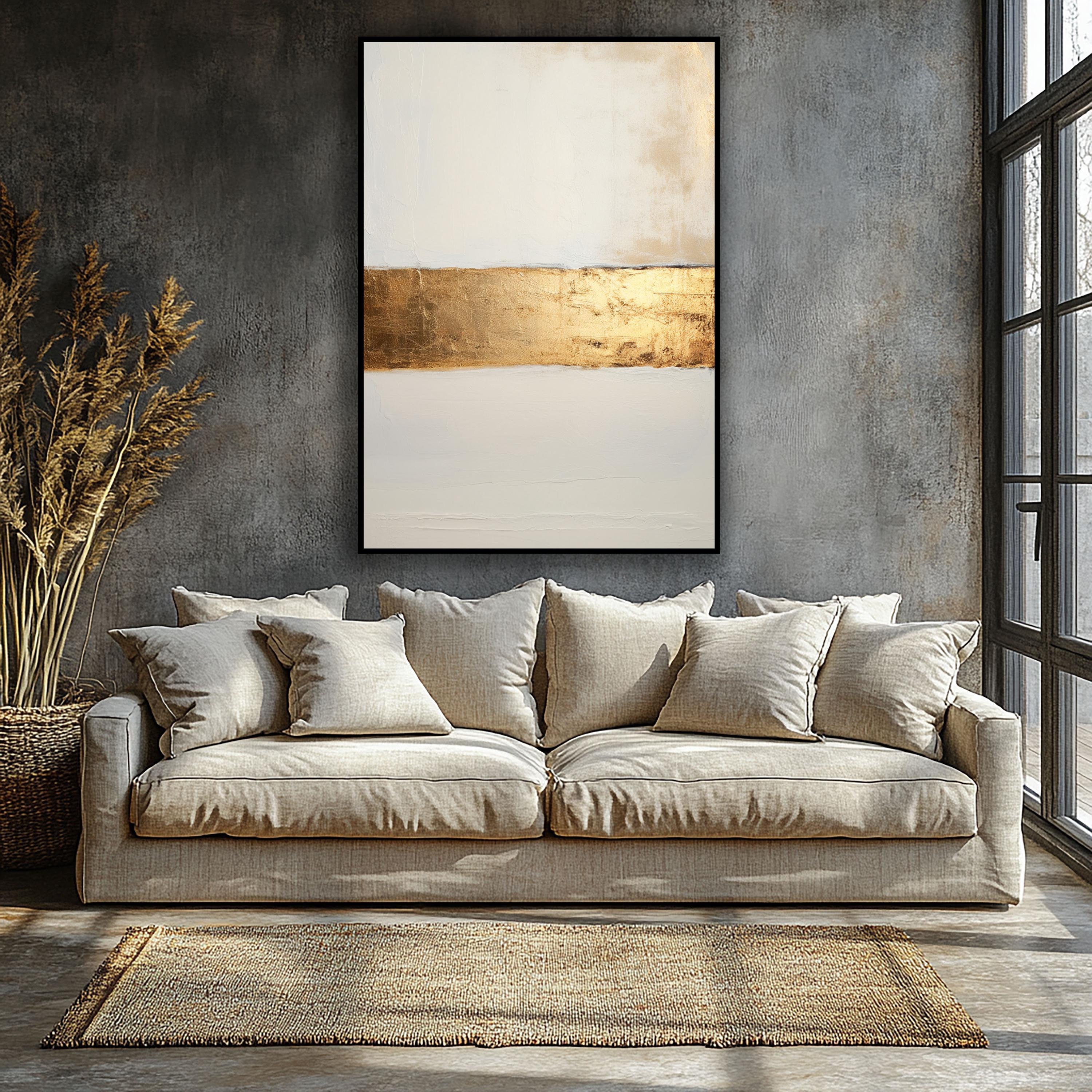 White And Gold 100% Handmade, Textured Painting, Acrylic Abstract Oil Painting, Wall Decor Living Room, Office Wall Art Original painting