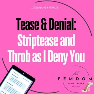 Femdom Striptease Manus: Retas och förnekelse (PDF)