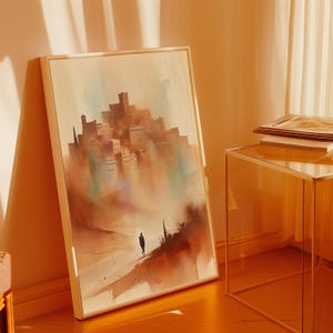 Verlorener Sohn Kunstdruck | Was verloren, jetzt gefunden, Inspirational Luke 15: 11-32 Abstrakte Bibelskizzen für Home Decor