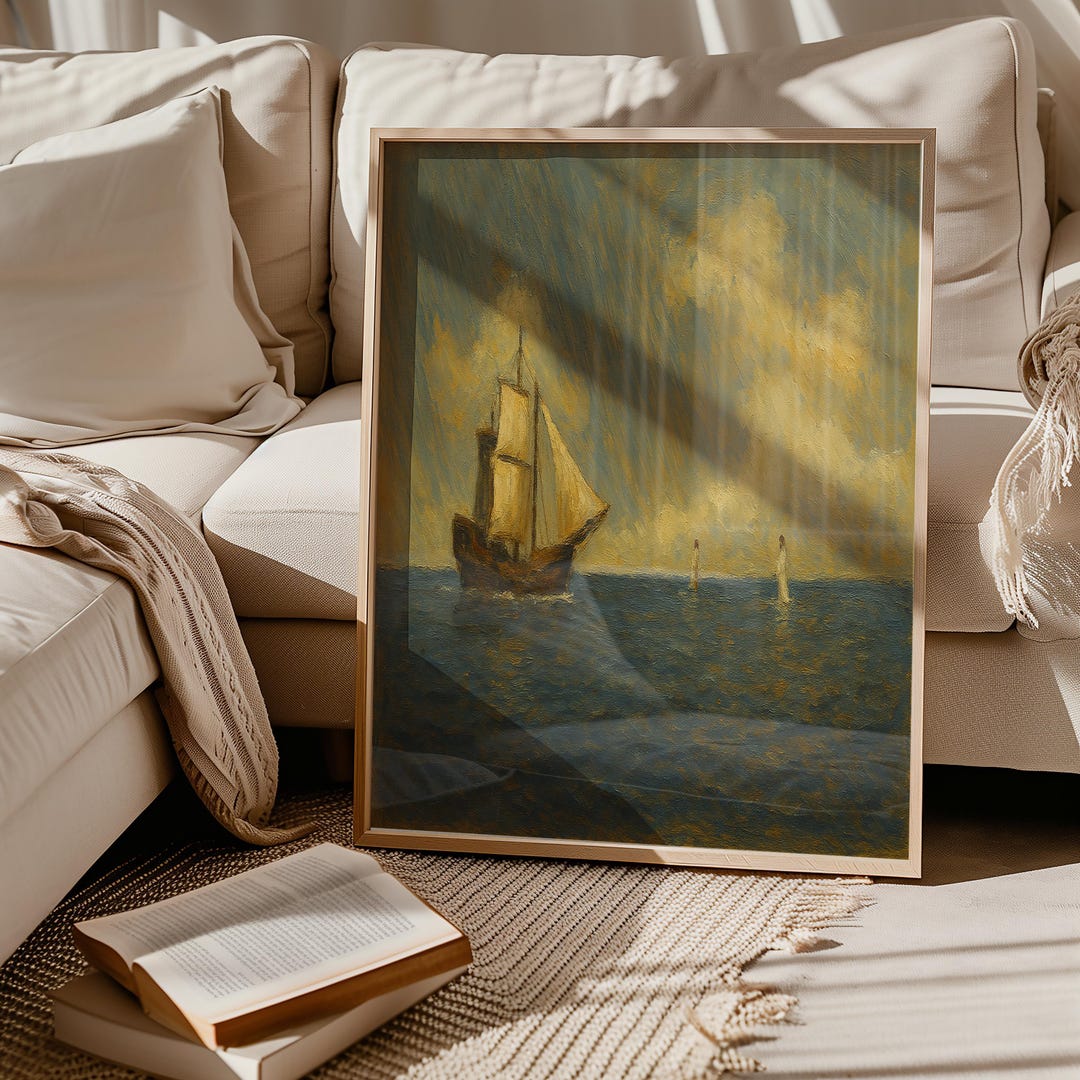 Walk on Water Art Print | Jesus & Peter Wall Art, Bible Sketches ...