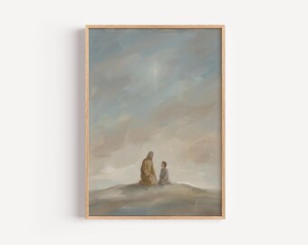 Abraham and isaac, tribe of judah, bible characters, trust in god art, digital download