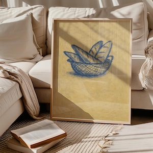 Jesus Feeds 5000 Art Print: Modern Christian Kitchen Decor