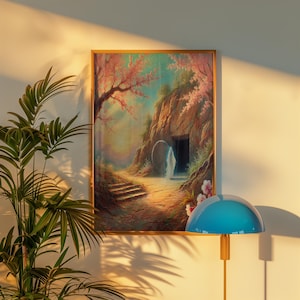 Bible Sketches, The Way in the Wilderness, Abstract Art Print, Inspirational Isaiah 43:19 Wall Decor, Unique Gift
