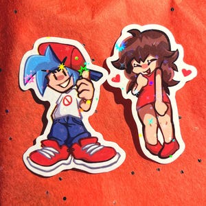 FNF BF GF Sticker