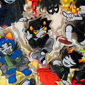 Homestuck Troll Acrylic Charms