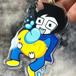John & Casey Acrylic Charm