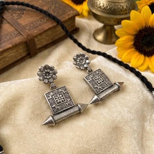 Boho Tabiz Hasuli con orecchini, gioielli tribali fatti a mano per uno stile etnico e boho immagine 2