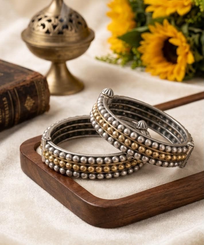 Silver Bangles Ethnic Indian - Etsy