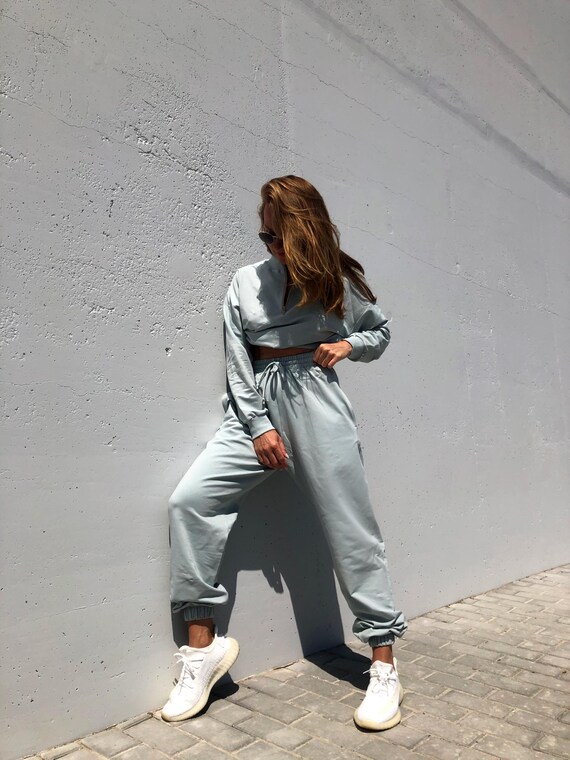 Women Sweatsuit Set Elevated Joggers Outfit YKR 2 Piece Sweatsuits For Women Cropped Half Zip Sweatshirt And Sweatpants Set(Black, S 1/2 Zip Sweatshirt Women Women Warm Up Suits - View #12