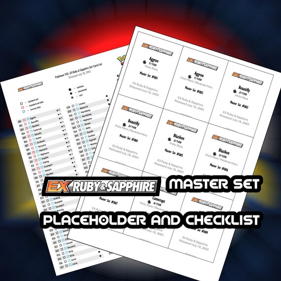 pokemon ruby and sapphire card list Booster-Pokemon Card PTCG Booster Box Booster Pack – GRAND ANIME CARD