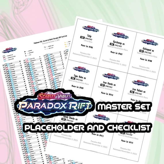 pokemon scarlet and violet paradox rift card list Slowpoke 204/198