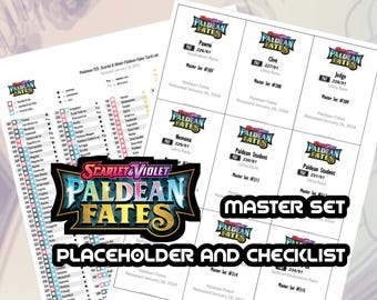 Pokemon TCG Prismatic Evolutions Set Binder Placeholder and Checklist Master Card List Digital Download Scarlet & Violet - Etsy Israel Pokemon TCG Prismatic Evolutions Set Binder Placeholder and Checklist Master Card List Digital Download Scarlet & Violet - Etsy Israel