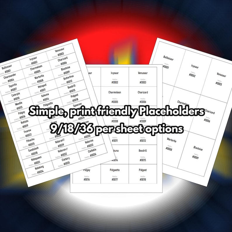 Pokémon TCG Komplett 1-1025 Pokédex-set Checklista och Pärmplatshållare Digital Nedladdning bild 3