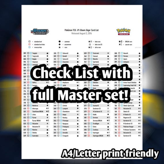 pokemon xy card checklist Amazon.com: Pokemon TCG: XY Evolutions Pikachu Power Theme Deck – 60 Card  Theme Deck & Collectible Trading Set main image 0