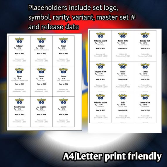 pokemon go tcg set card list Pokémon GO Complete Set + Promos – 2022 main image 1