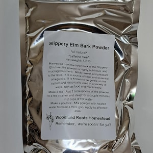 Slippery Elm Bark Powder 8 oz