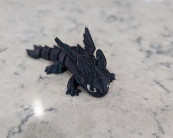 3D printed toothless the dragon