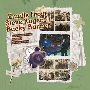 E-mail de Steve Rogers / Bucky Barnes - mensagem personalizada do seu vizinho!
