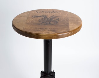 Schrader Wine Crate Adjustable Stool