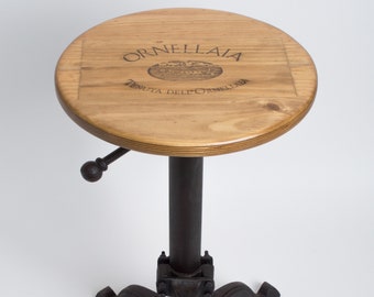 Ornellaia Wine Crate Adjustable Stool
