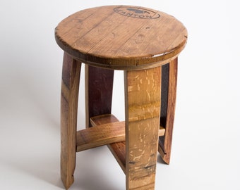 Wine Barrel Guitar Stool