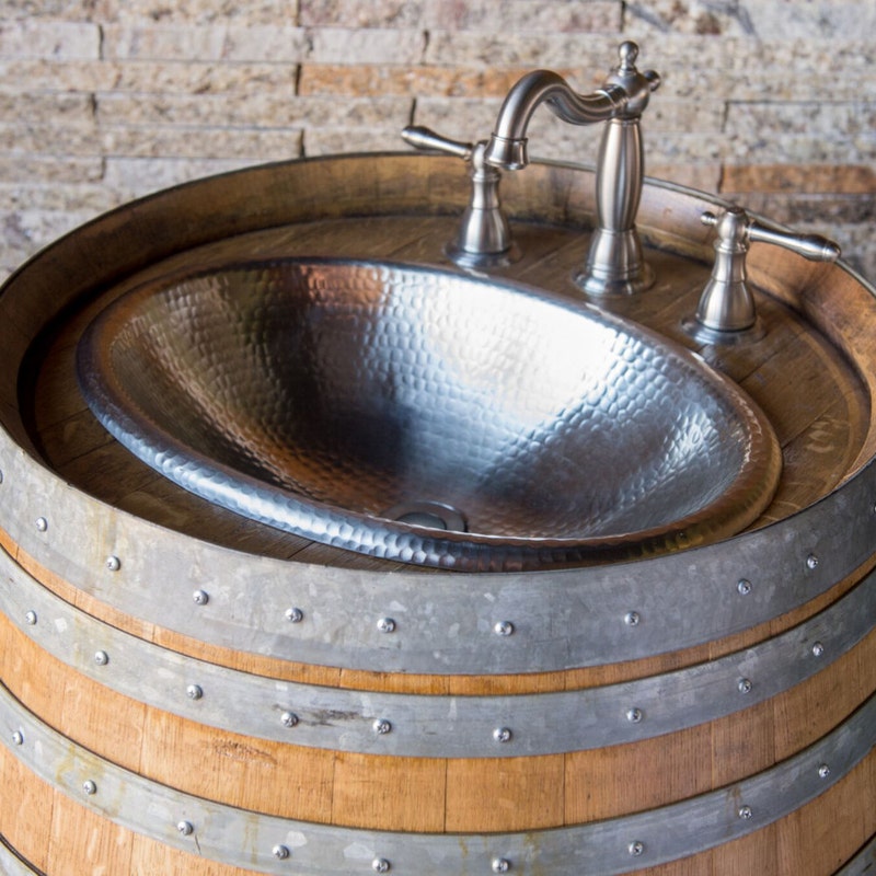 Wine Barrel Sink - Etsy