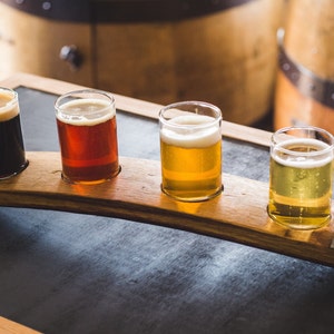 Barrel Stave Beer Flight
