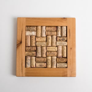 Wine Cork Trivet with Corks